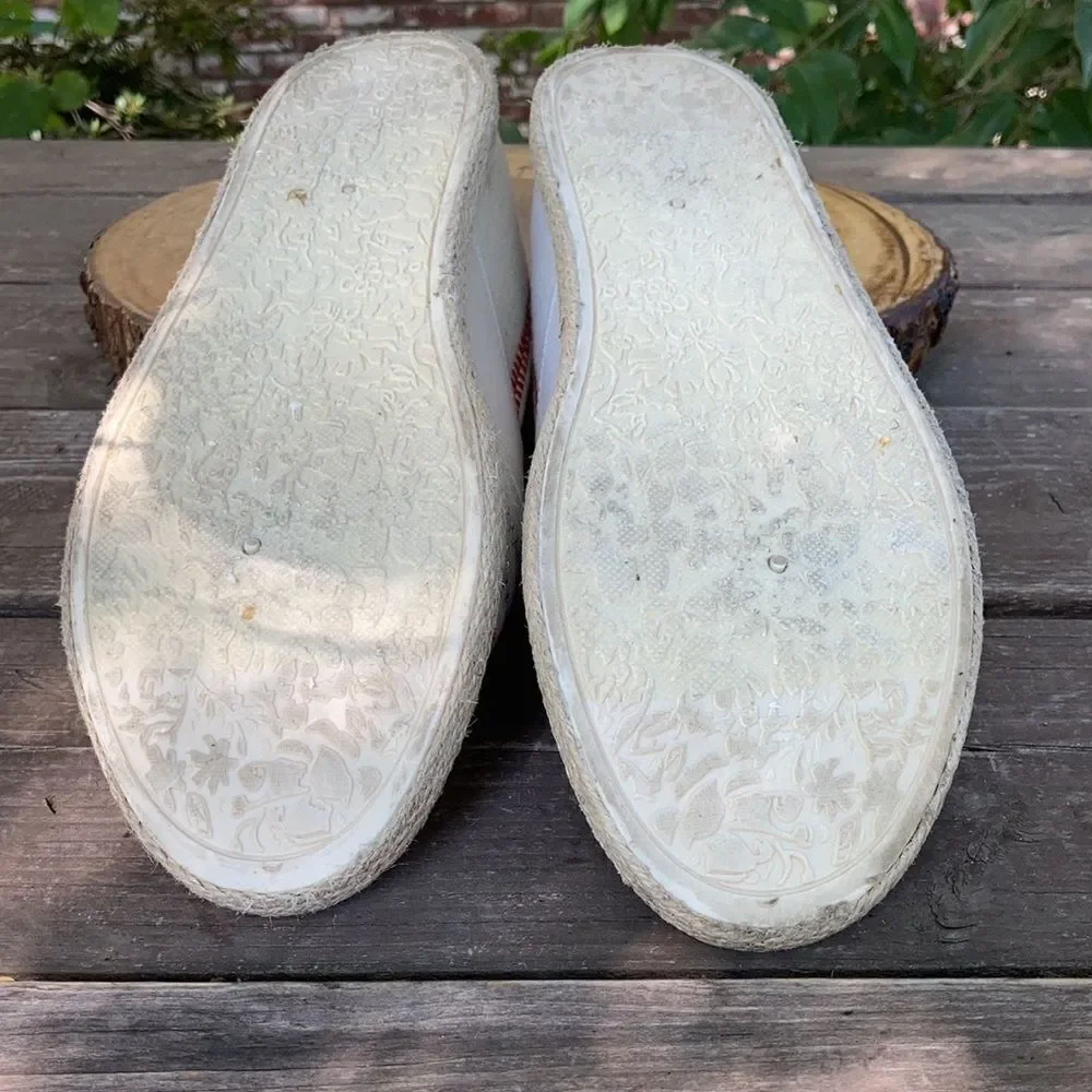 Cloudwalkers Canvas Embroidered Slip-On Shoes